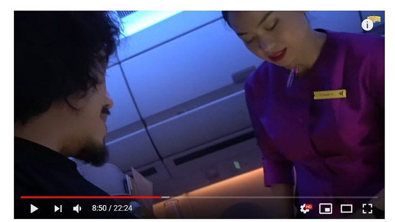 การบินไทย ข่าวสดวันนี้ ยูทุบเบอร์ เอเอ แอร์โฮสเตส