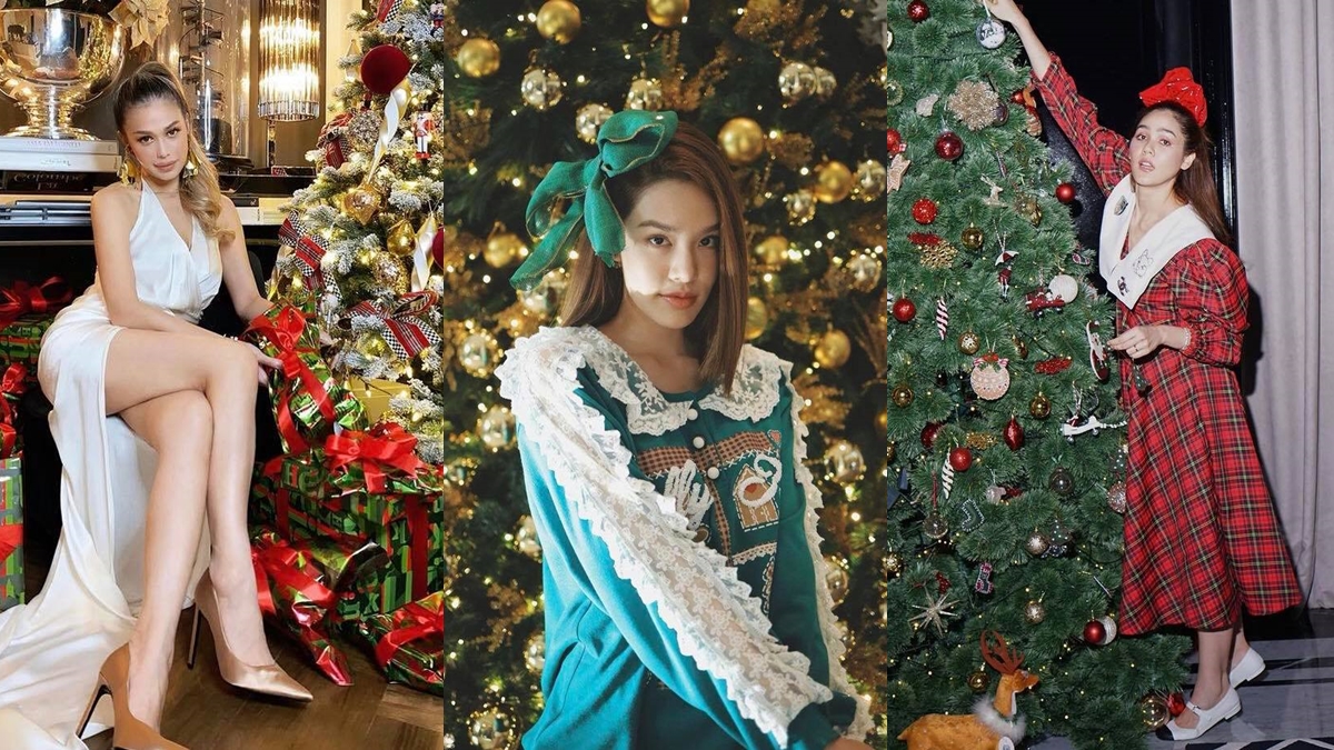 ท่าโพสต์ถ่ายรูป วันคริสมาสต์ แฟชั่นดารา