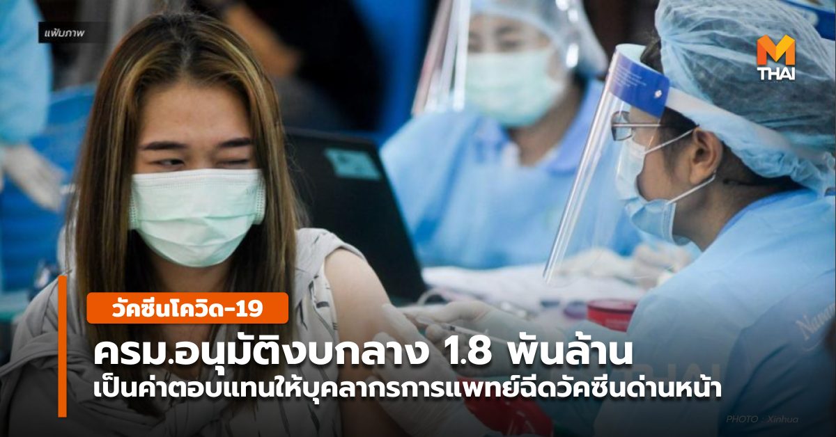 ครม. งบกลาง บุคลากรการเเพทย์ วัคซีนโควิด-19 สธ. อนุมัติงบกลาง