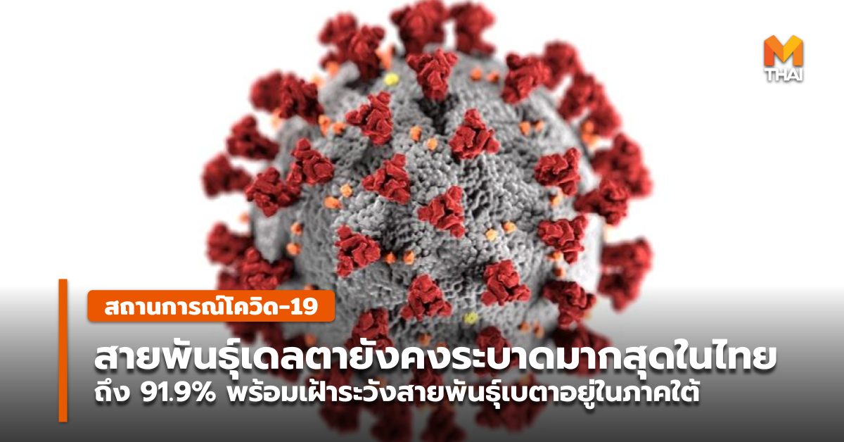 กระทรวงสาธารณสุข สถานการณ์โควิด-19 สายพันธุ์เดลตา สายพันธุ์เบตา สายพันธุ์โควิด โควิด-19