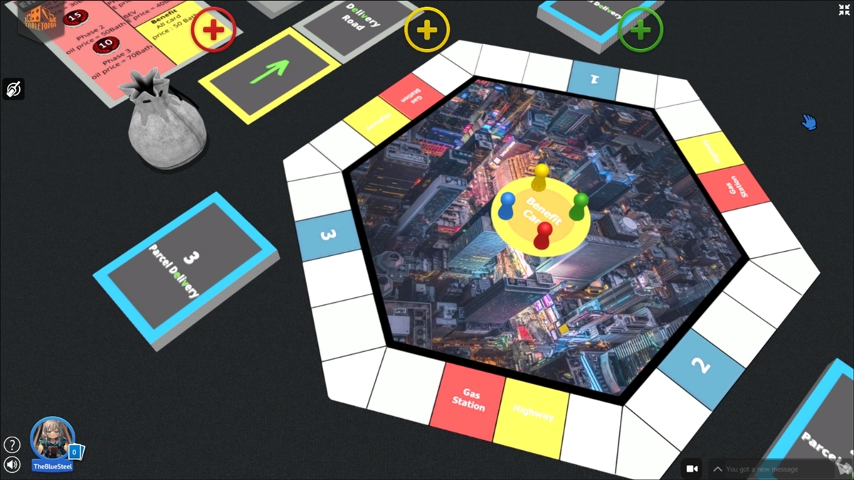 กิจกรรม บอร์ดเกม บอร์ดเกมยานยนต์ไฟฟ้า ผลงานนักศึกษา