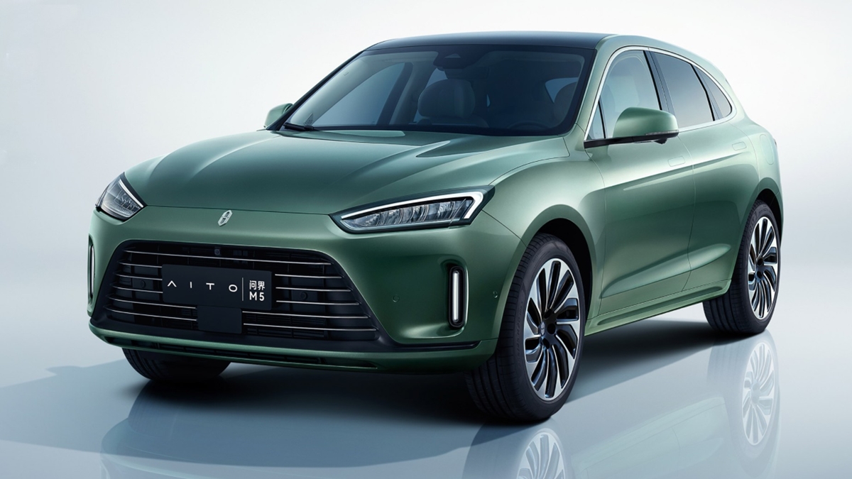 Aito Aito M5 PHEV Huawei Seres รถยนต์ปลั๊กอินไฮบริด หัวเหว่ย