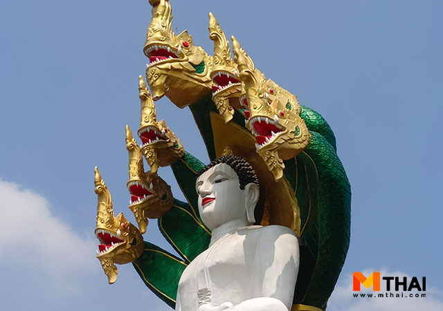 พระปางนาคปรก วัดแดงธรรมชาติ หลวงพ่อโต