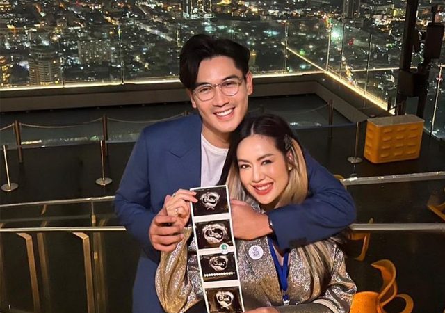 ทายาทคนแรก เข้าวัดทำบุญ เป๊ก นิว เปีก-นิว มีลูก แก้บน