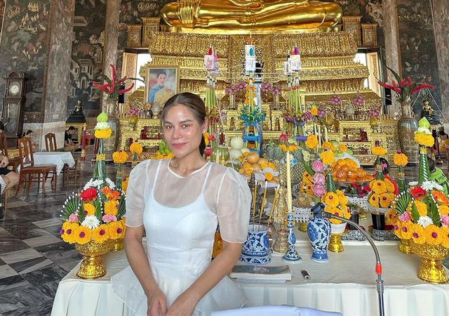ทำบุญวันเกิด วัดสุทัศน์ โอปอล์ ปาณิสรา