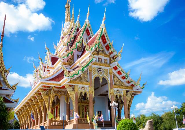 วัดดัง ขอนแก่น วัดป่า ขอนแก่น วัดป่าพระคือ วัดป่าแสงอรุณ สิมอีสาน